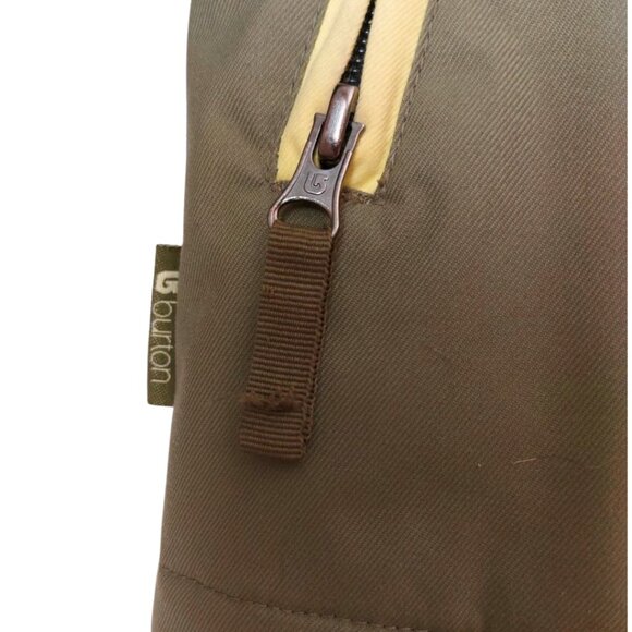 Burton Olive Green Two Toned Snowboard / Ski Snow Jacket Size Small - Picture 7 of 16